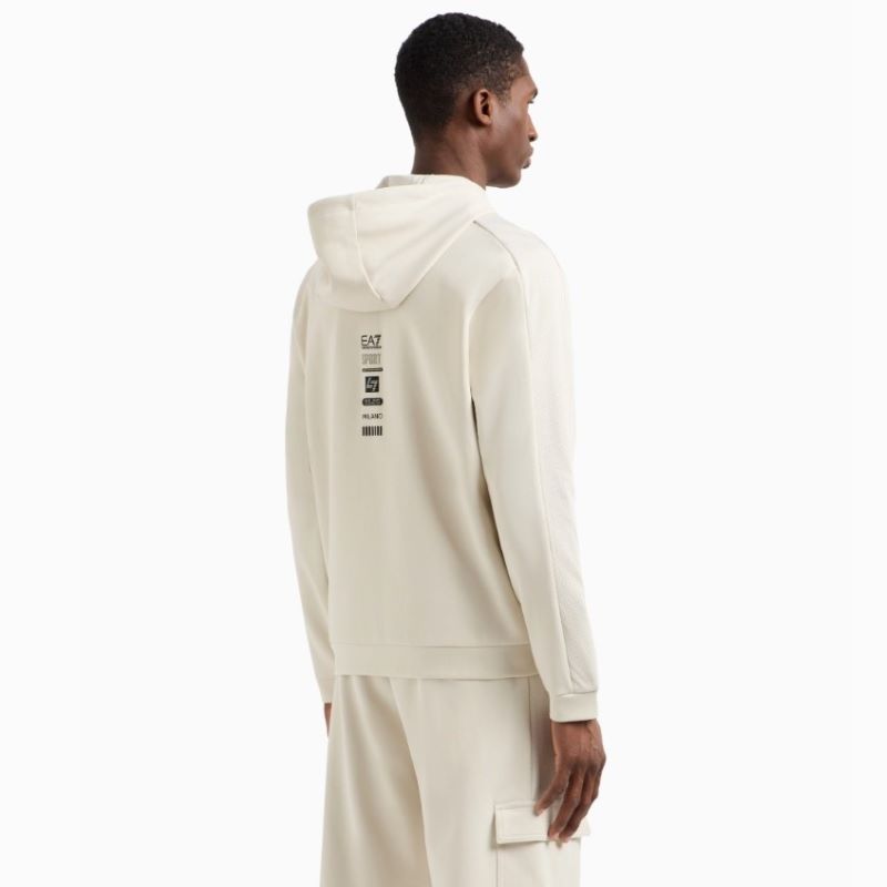 Bluza cu fermoar EA7 M HOODIE FZ CO PL - Code7